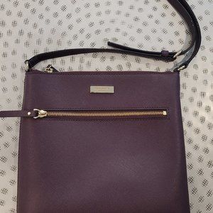 Kate Spade Crossbody Saffiano Red Wine Leather